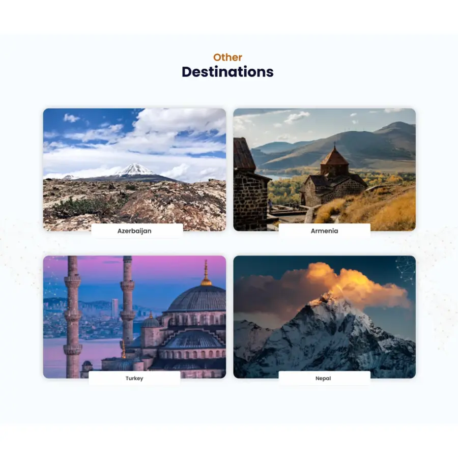 Alpine Holidays booking UI