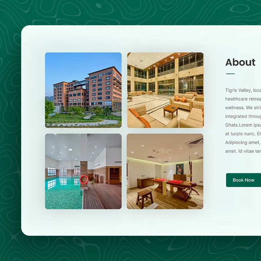 Tigris Valley booking UI